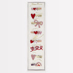 Valentine's Hair Clips - 8 ct.
