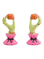 Witch Hand Candle Holder Set - Pink