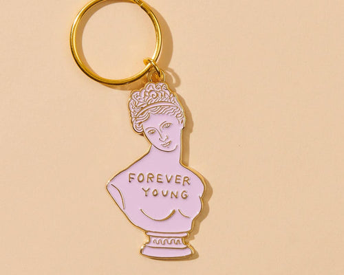 Forever Young Keychain