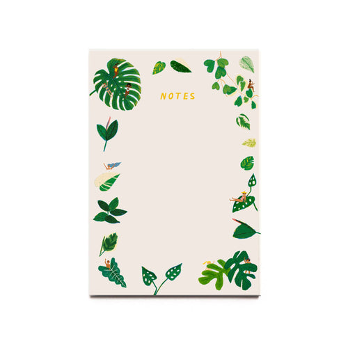 Houseplant Themed Notepad