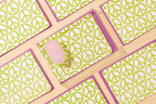 Lime Peace Signs Notecard Set
