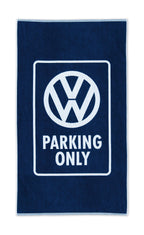 VW Beach Towel - Parking Only/Blue