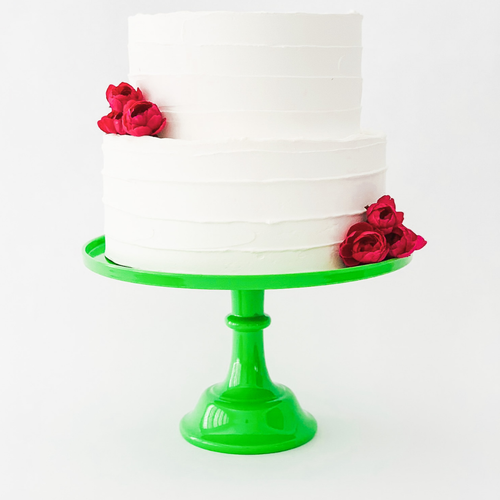 Melamine Cake Stand - Kelly Green