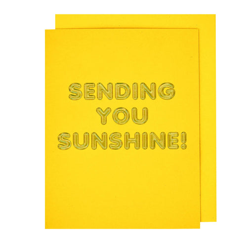 Sending You Sunshine Greeting Card