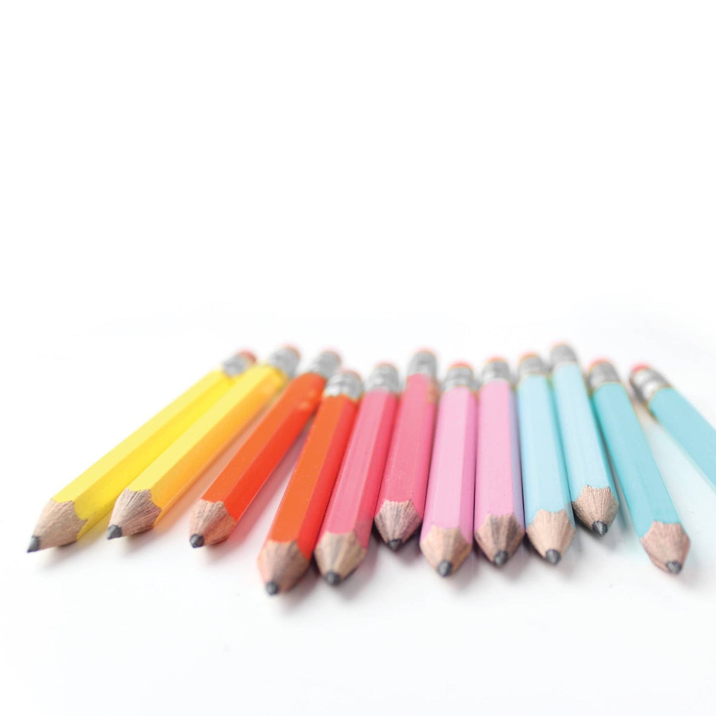 Rainbow Mini Pencils - Set of 6