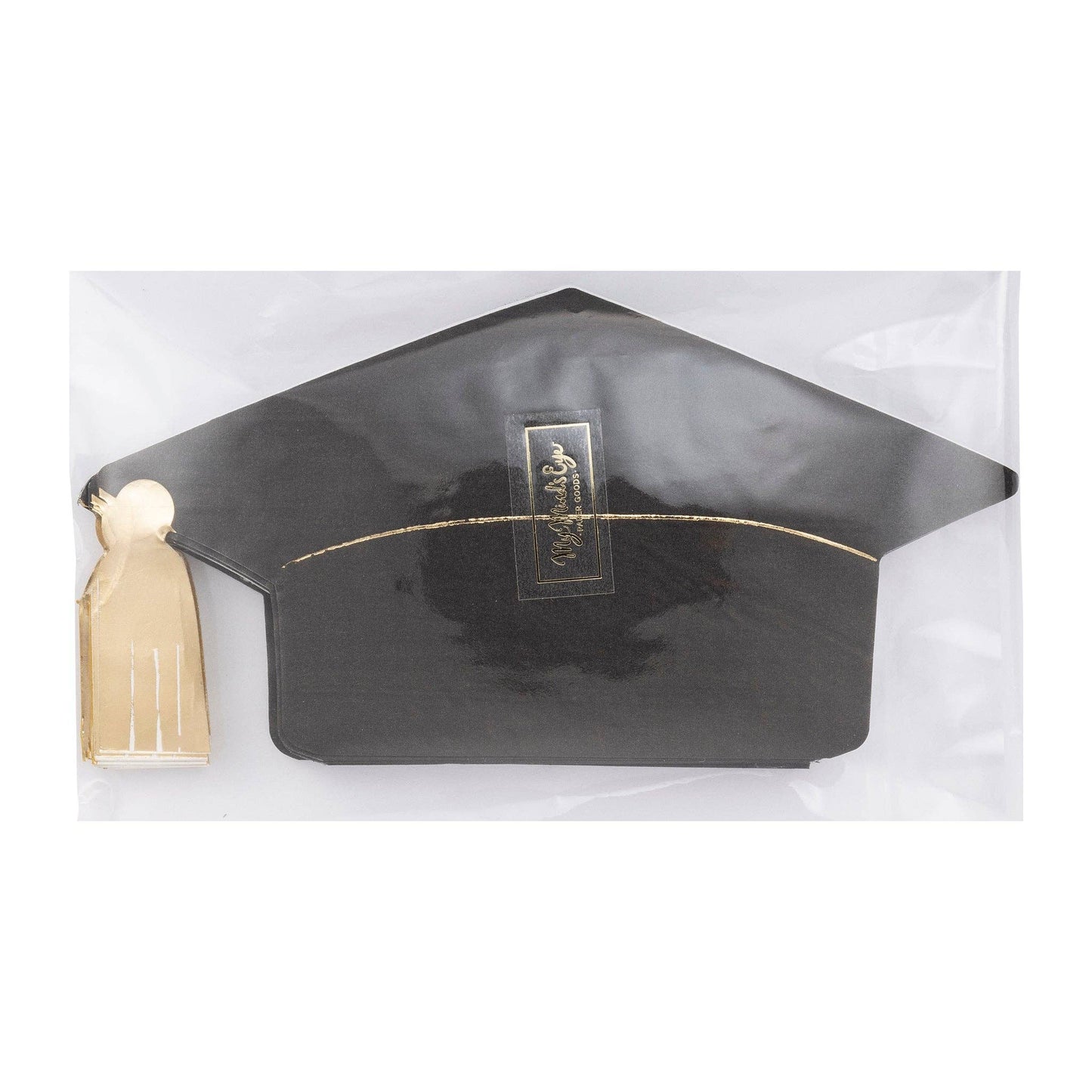 Graduation Cap Shaped Paper Dinner Napkins