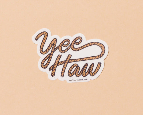 Yee Haw Vinyl Sticker