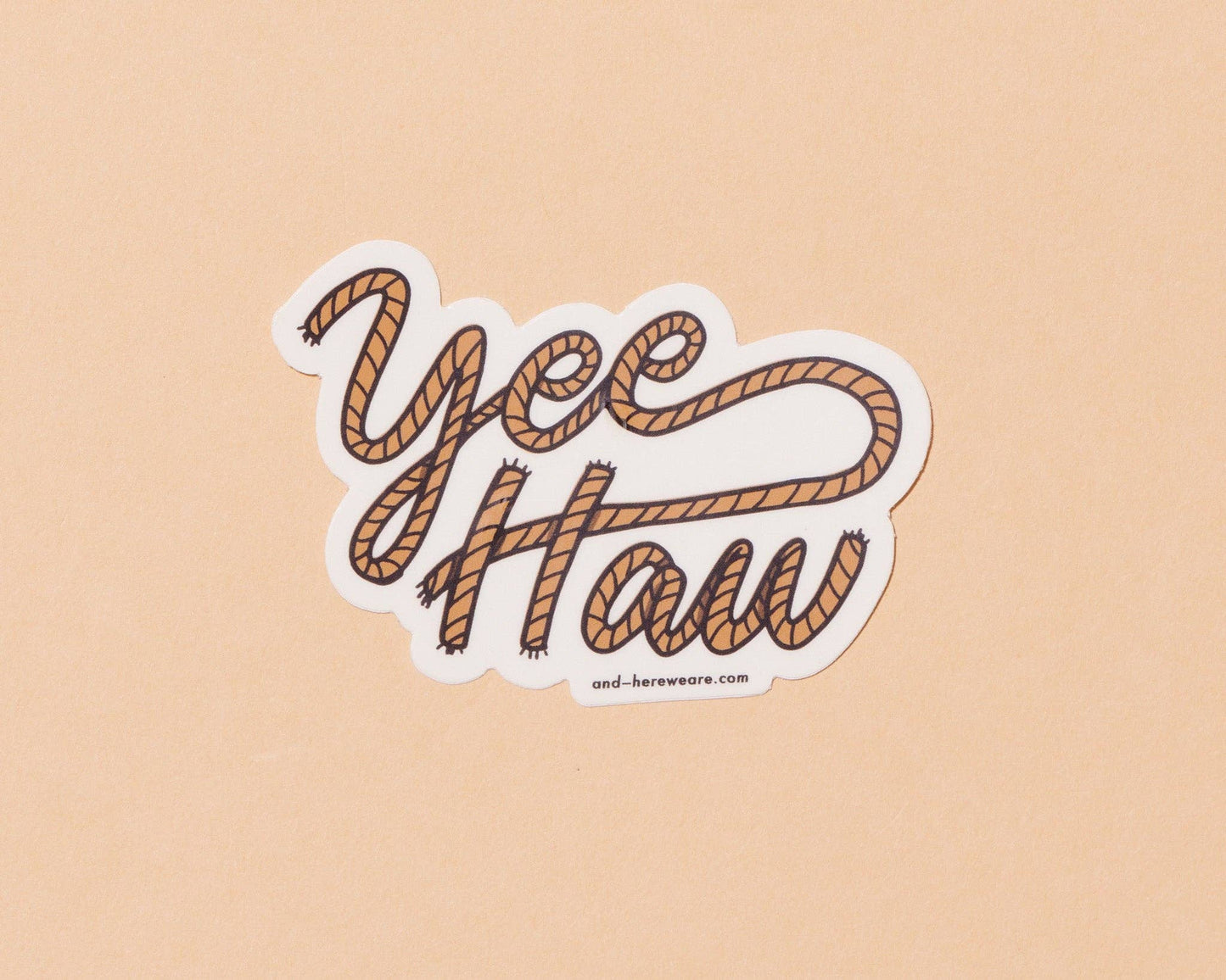 Yee Haw Vinyl Sticker