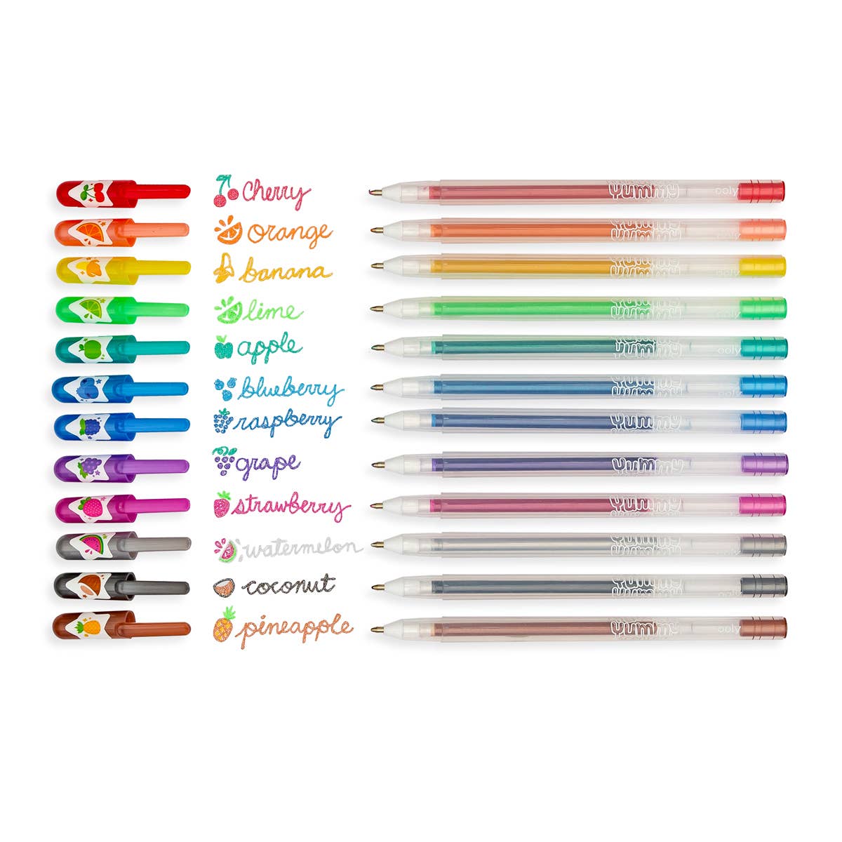 Yummy Yummy Scented Glitter Gel Pen Set