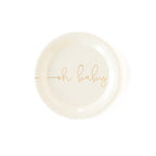 White Oh Baby Plates - 8 ct.