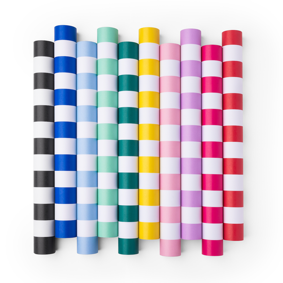 Lilac Signature Stripe Table Runner