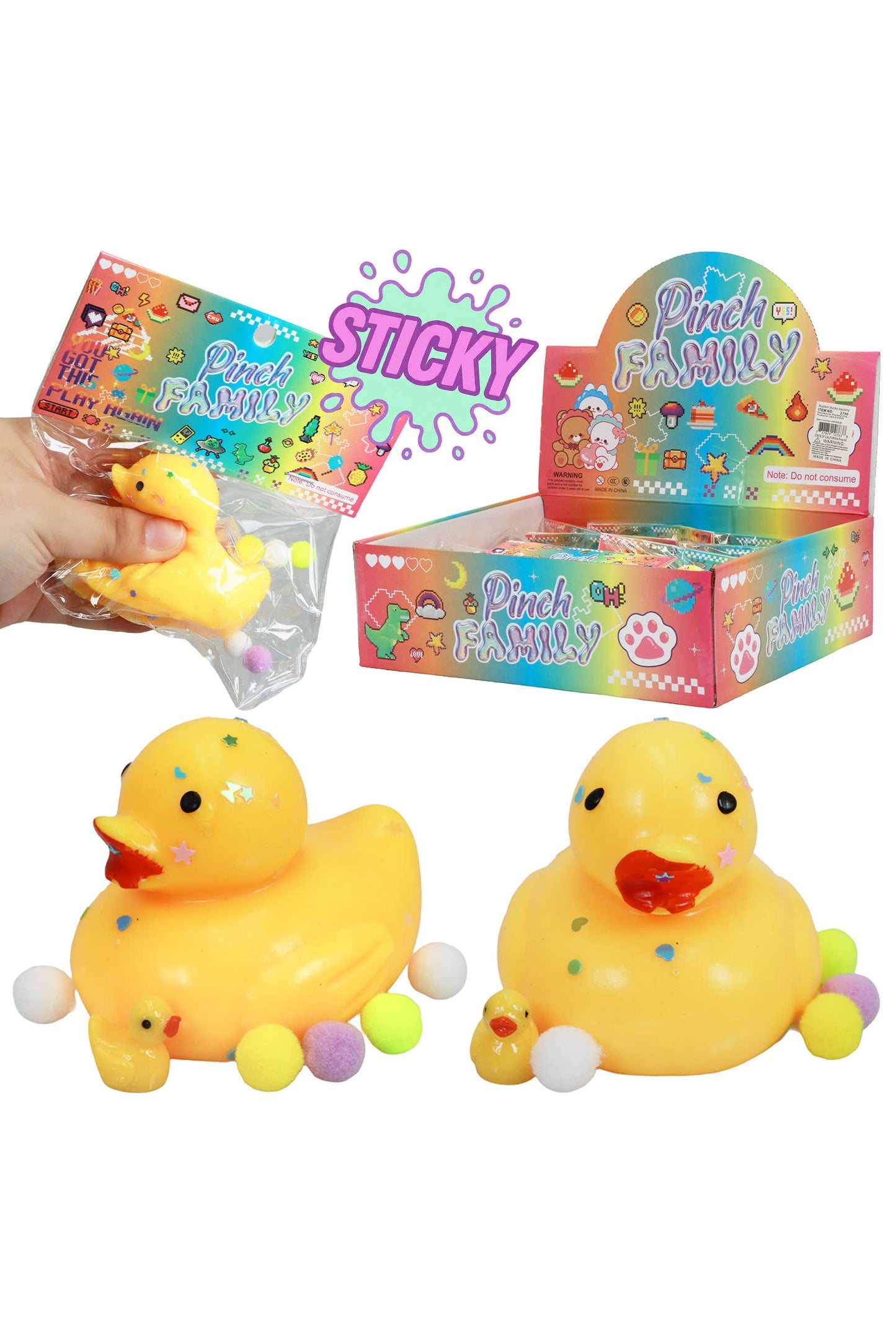 Rubber Duck Squishy Toy