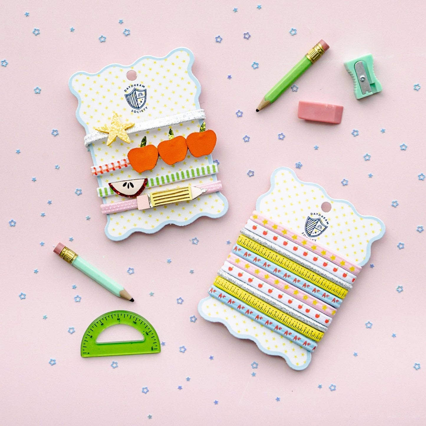 Smarty Pants Embellished Hair Tie Set