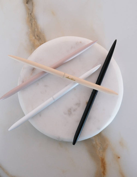 Matte Neutrals Slim Pens - Set of Four