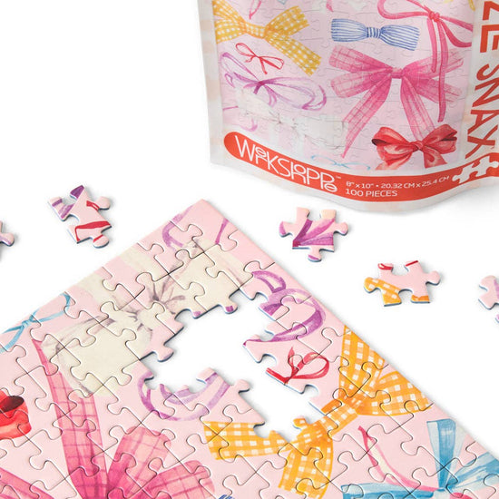 Puzzle Snax Ribbons & Bows 100 Piece