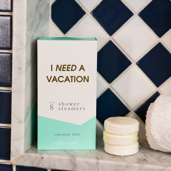 I Need a Vacation Shower Steamers - Coconut Lime
