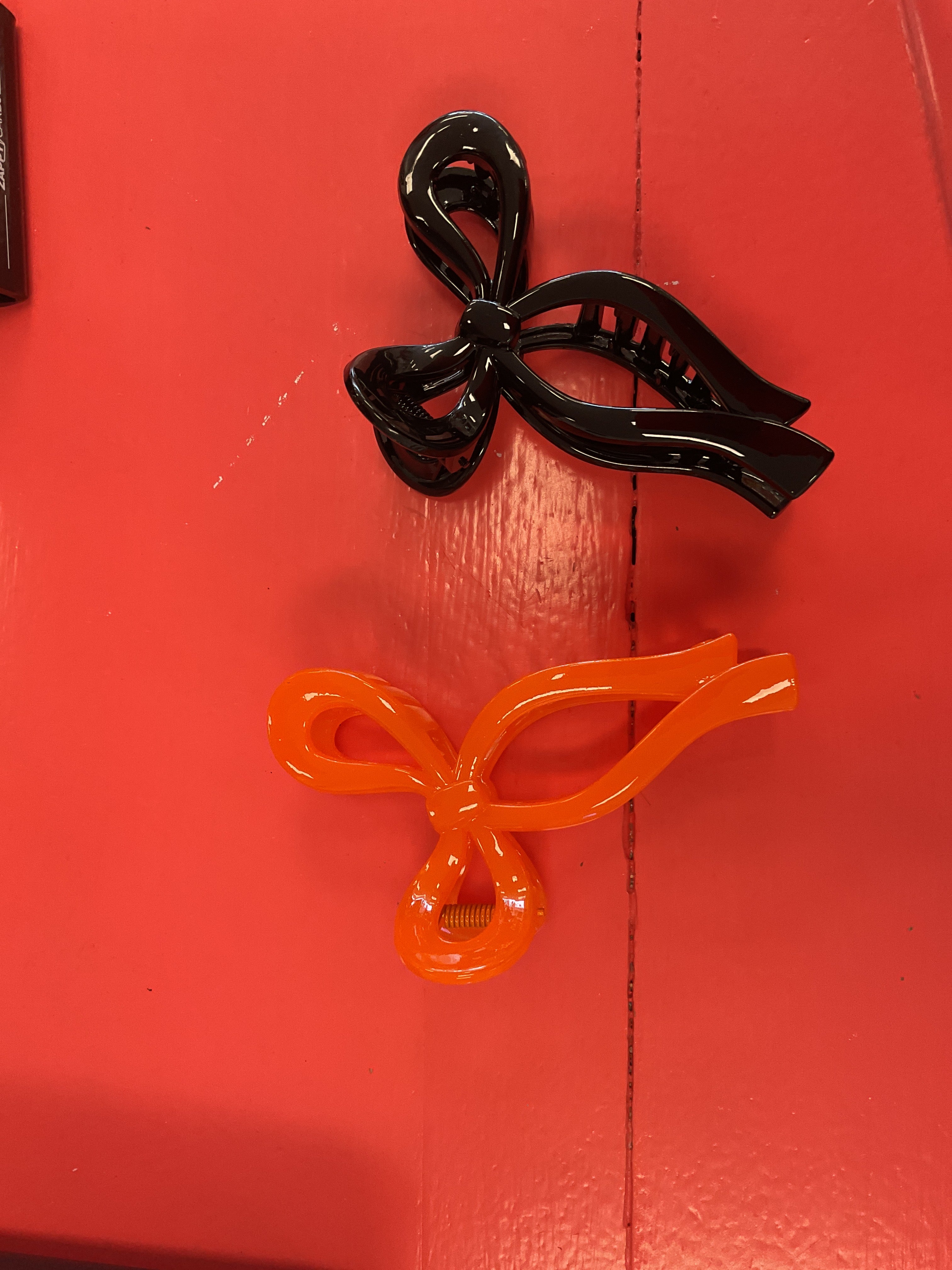 Bow hairclips - Orange