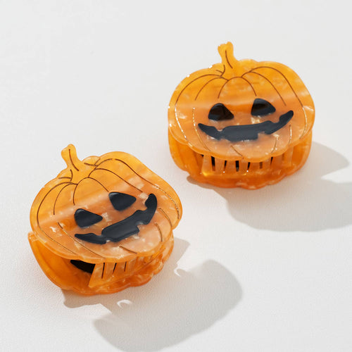 Jack O Lantern Pumpkin Claw Clip