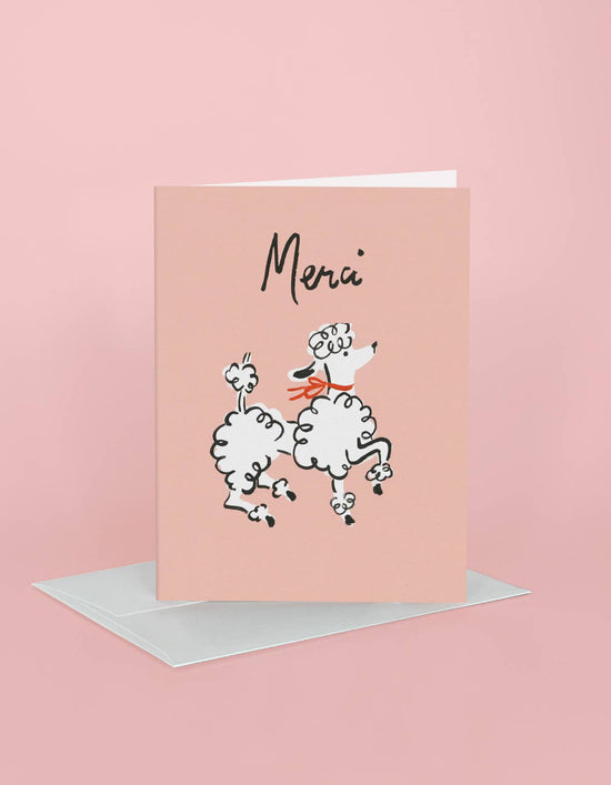 Merci! Thank You Greeting Card