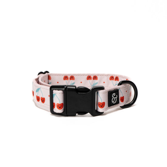 The Cheery Cherries Dog Collar