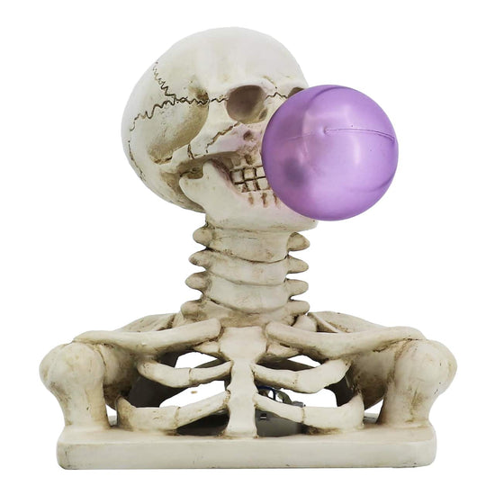Bubblegum Blowing Skeleton