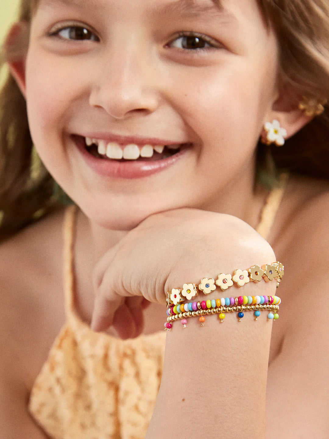 Flower Power Kids' Bracelet Set