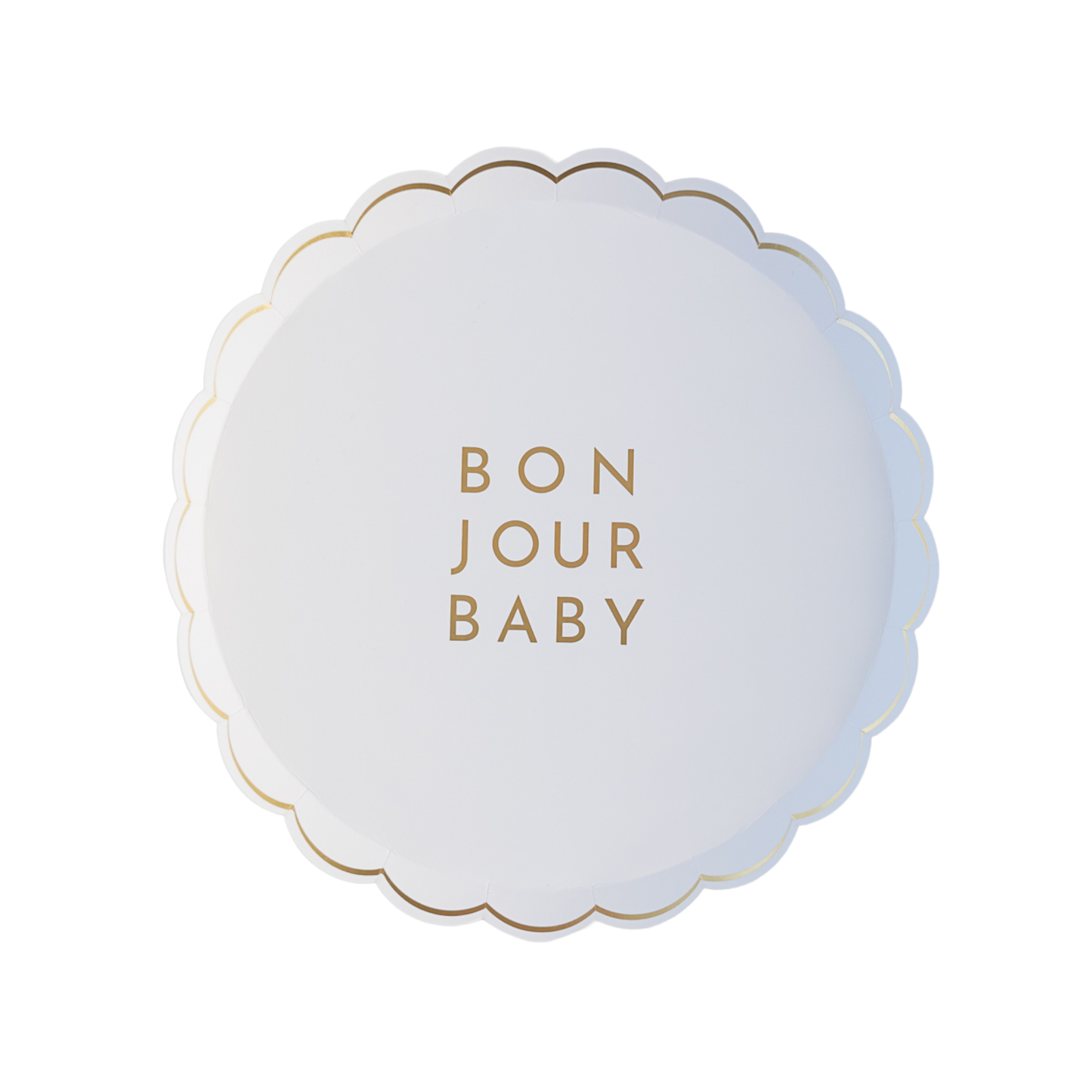 BONJOUR BABY White Small Plates
