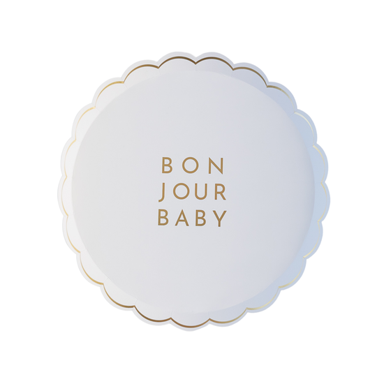 BONJOUR BABY White Small Plates