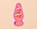 Hot and Moody Lava Lamp Vinyl Sticker