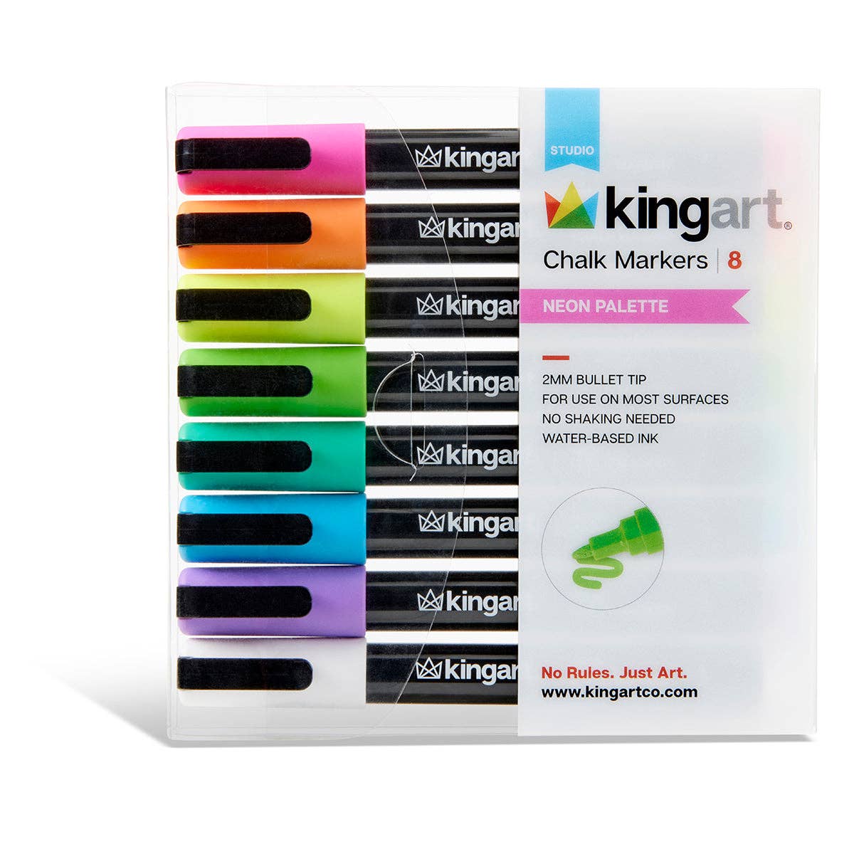 Chalk Markers – Neon Palette, 8 Colors