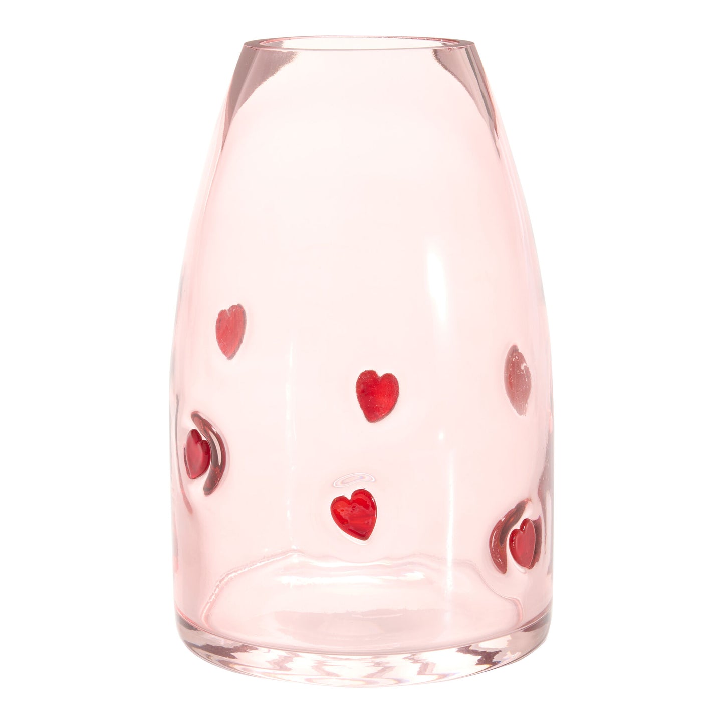 Pink Charm Heart Inlay Vase