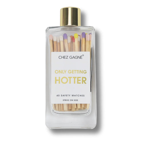 Only Getting Hotter - Glass Bottle Matchsticks
