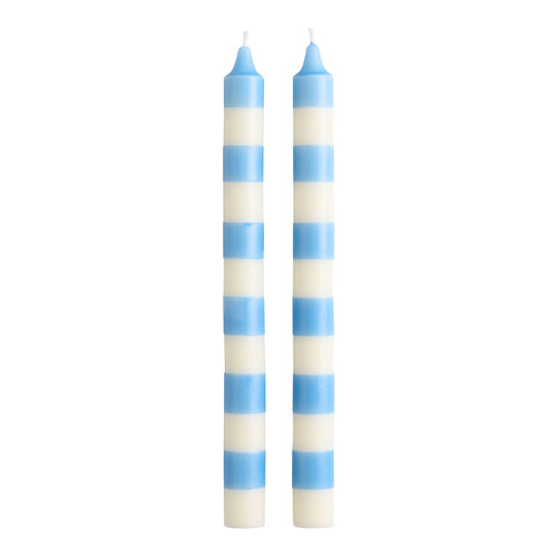 Striped Taper Candles