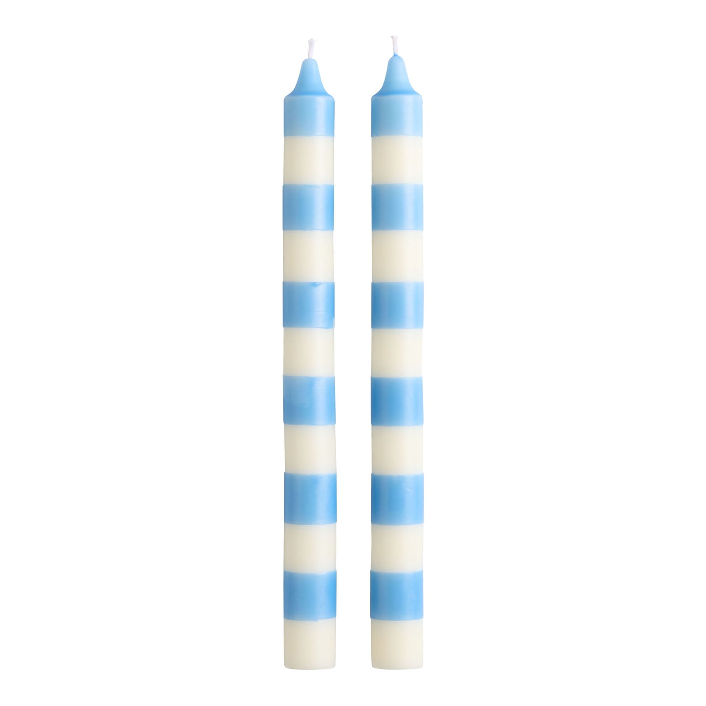 Striped Taper Candles