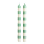 Striped Taper Candles