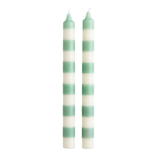 Striped Taper Candles