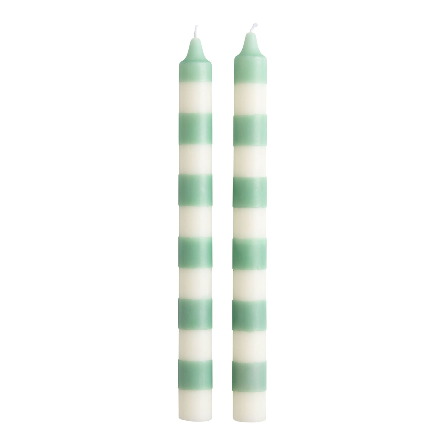 Striped Taper Candles
