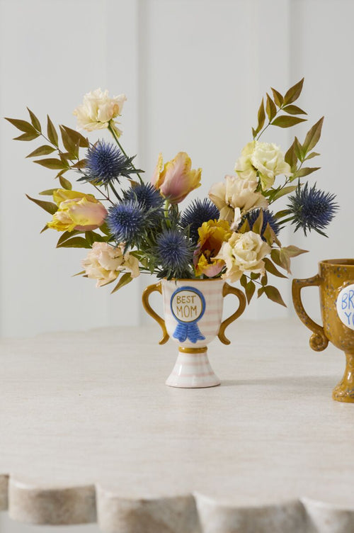Best Mom Trophy Vase