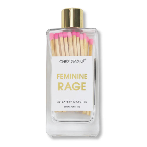 Feminine Rage - Glass Bottle Matchsticks