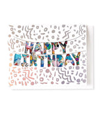 Happy Birthday Confetti-Filled Foil Card
