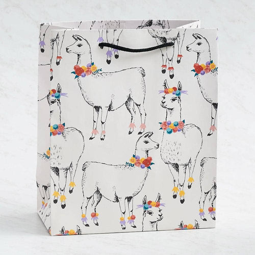 Floral Llama Bag - Small