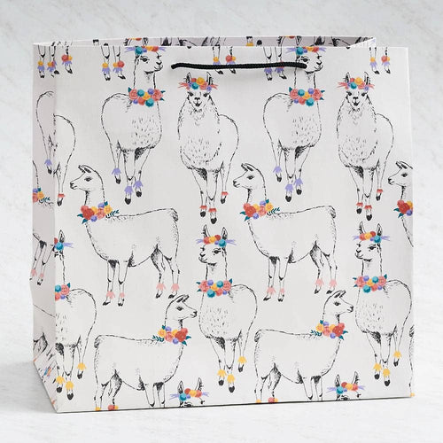 Floral Llama Bag - Large