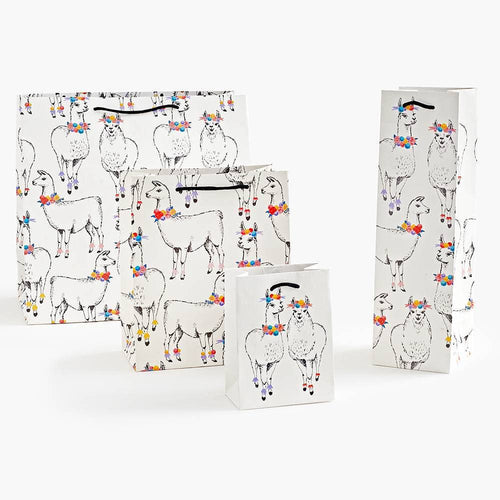 Floral Llama Bag - Large