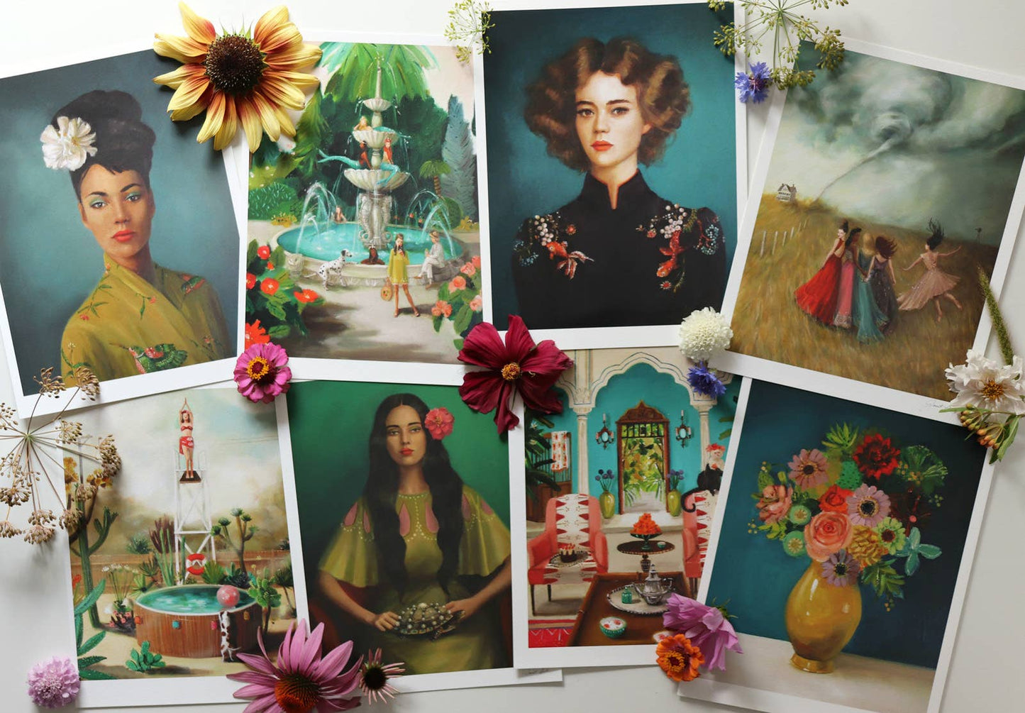 Twelve Days Penny Fontaine Hotel. Day 5 Art Print - 8.5 X 11