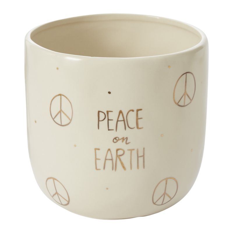 Large Peace on Earth Pot