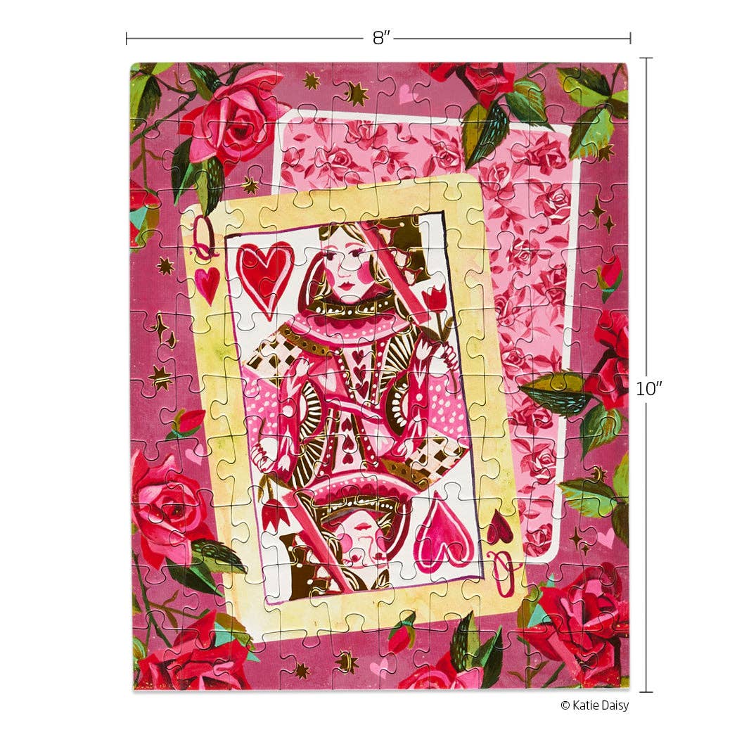 Puzzle Snax Queen Of Hearts 100 Piece