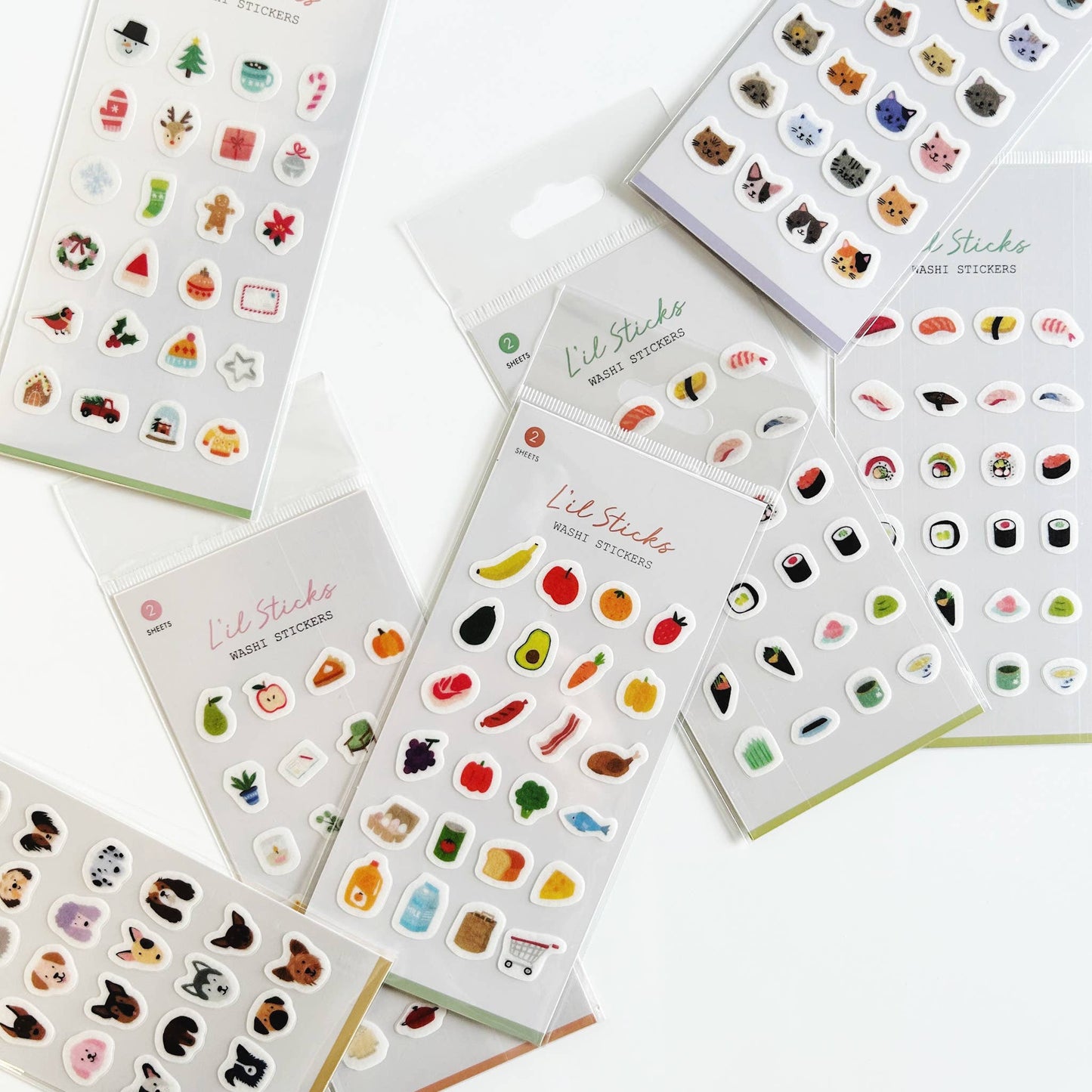 Dogs L’il Sticks Washi Sticker Set