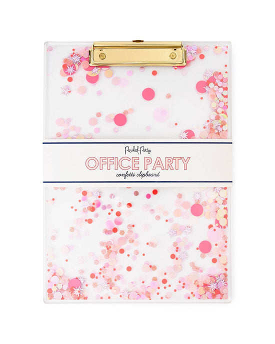 Confetti Clipboard - Pink