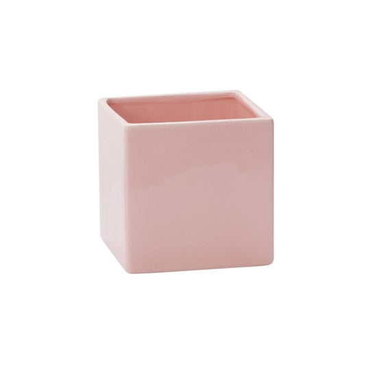 Load image into Gallery viewer, Large Blush Urban Square Vase
