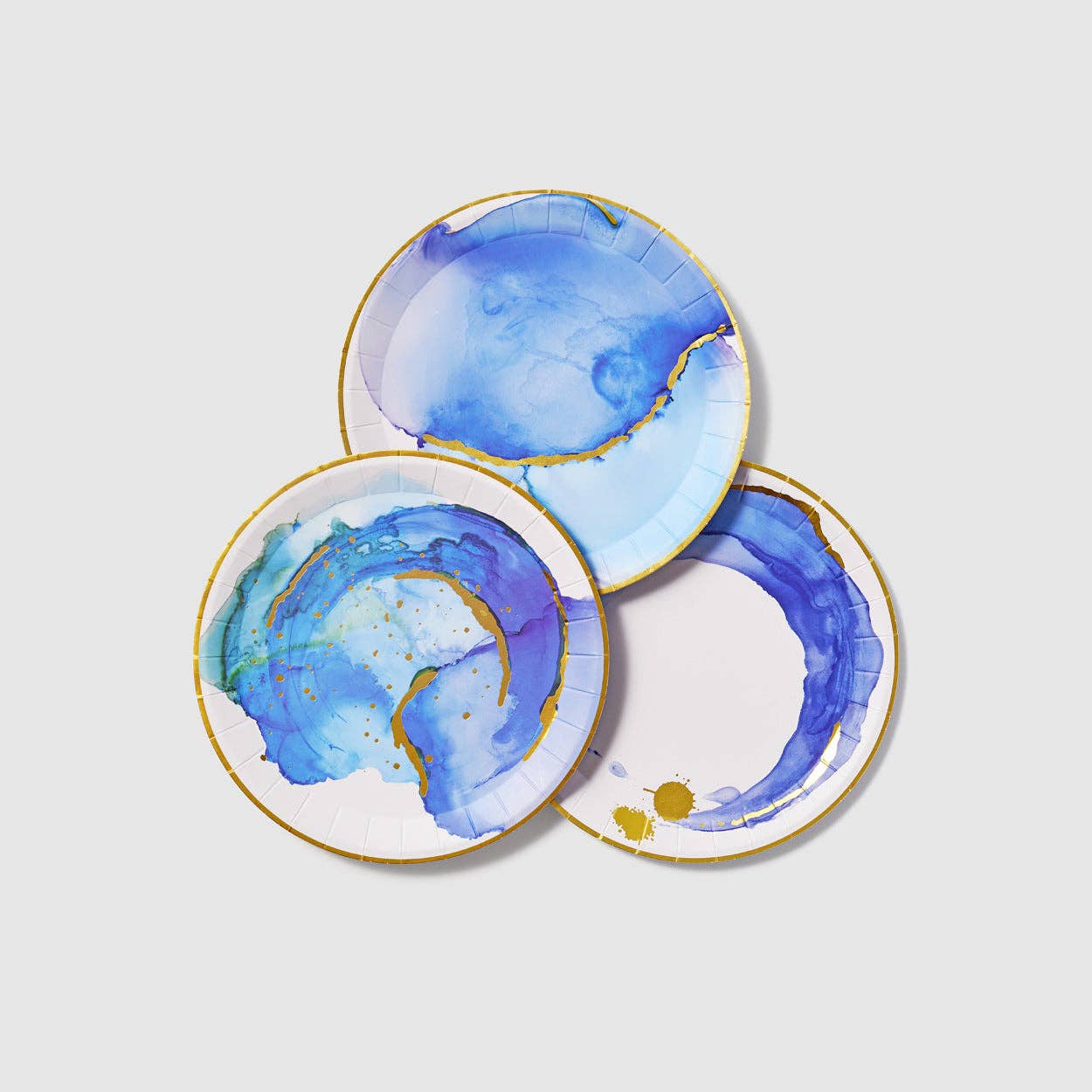 Ocean Watercolor Small Plates - 10 ct.